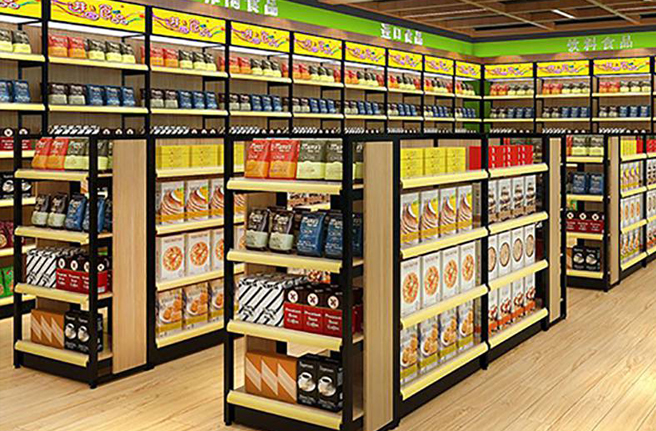 What are the placement requirements for supermarket shelves?